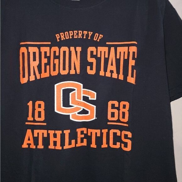 Russell Oregon State Athletics Black T-shirt Size L - Picture 3 of 7